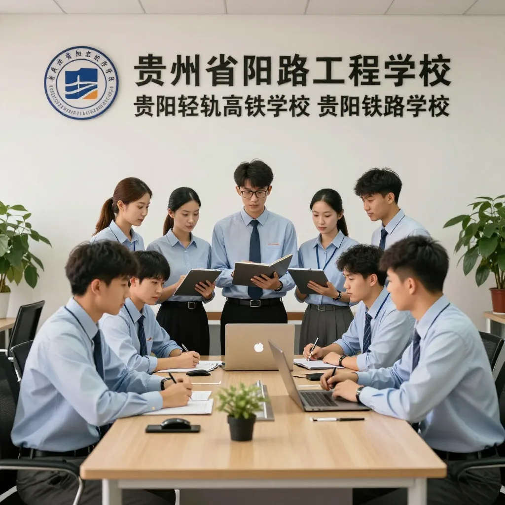 贵州省贵阳铁路工程学校_贵阳轻轨高铁学校_贵阳铁路学校【招生首页】 关于我们配图